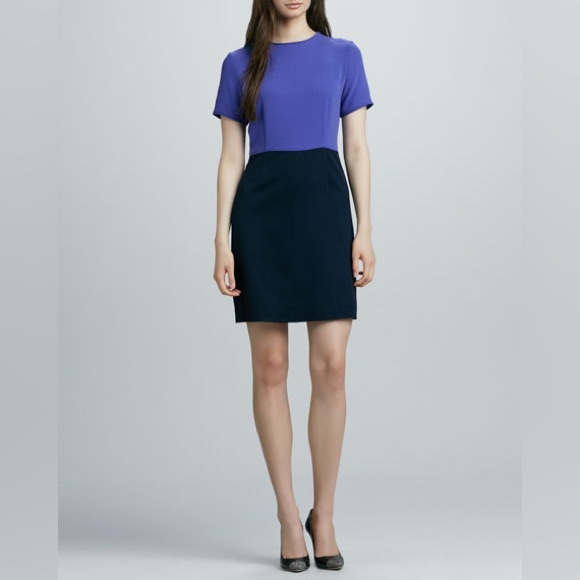 Marc Jacob purple navy 2 tone dress - Picture 8 of 8
